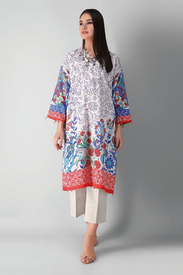 Jk21410 White Khaadi Winter 2021